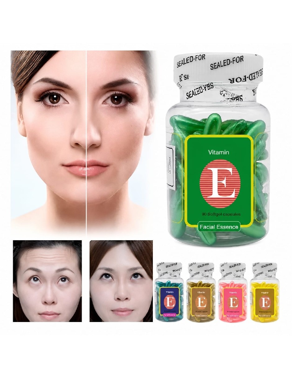 Cápsulas de Vitamina E antimanchas y signos de la edad Vitamina unisex 4