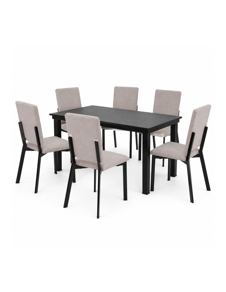 Comedor Zovi + Luxen Sochic para 6 personas