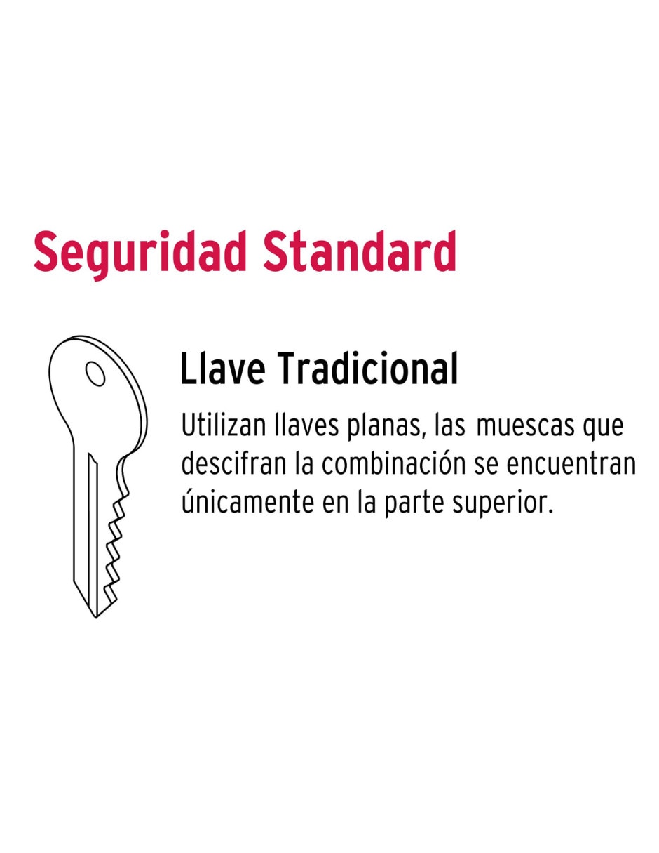Cerradura Sobreponer Hermex CS-95D de derecha