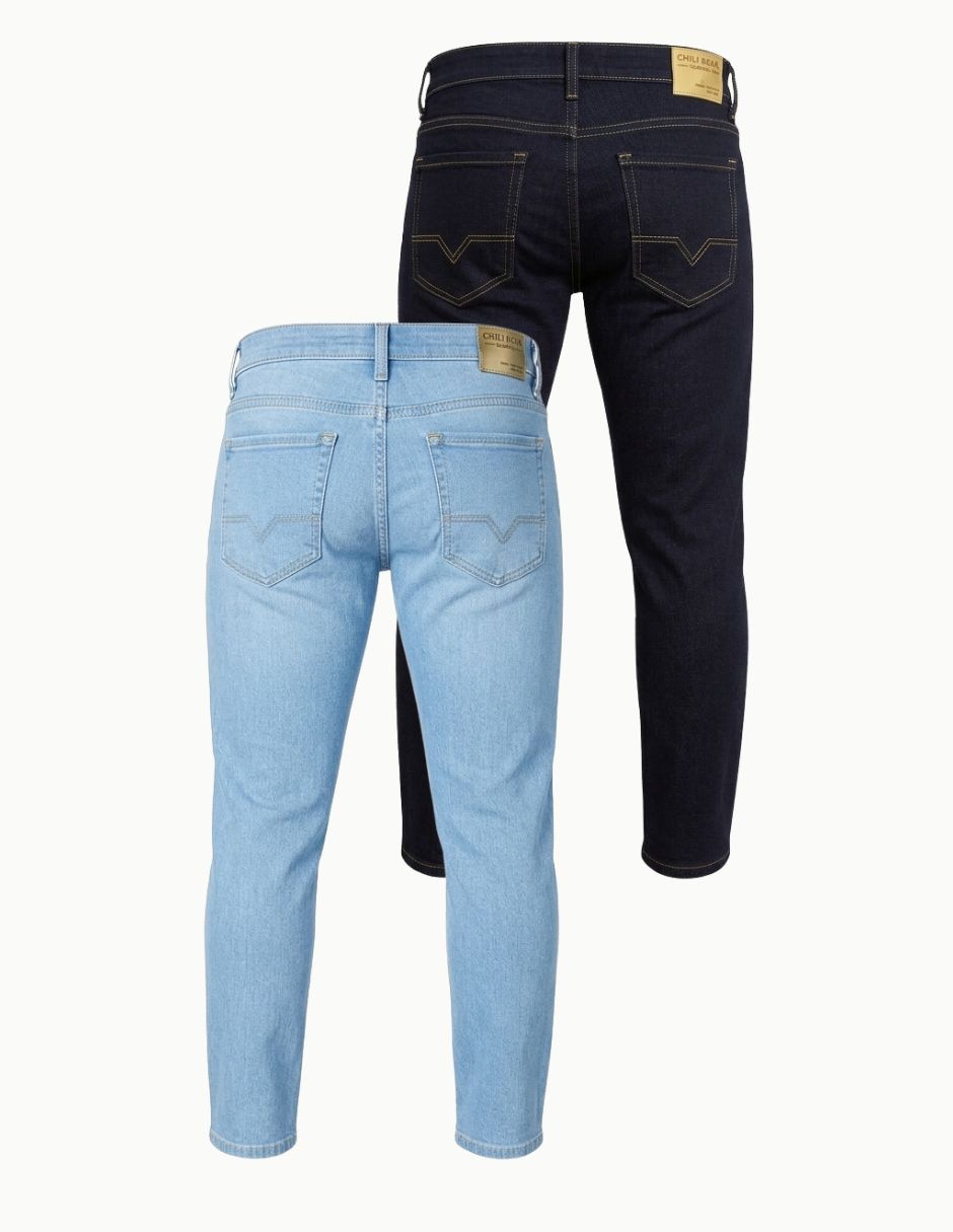 Jeans slim Chb Chili Beans Clothing Co. diferentes diseños para hombre