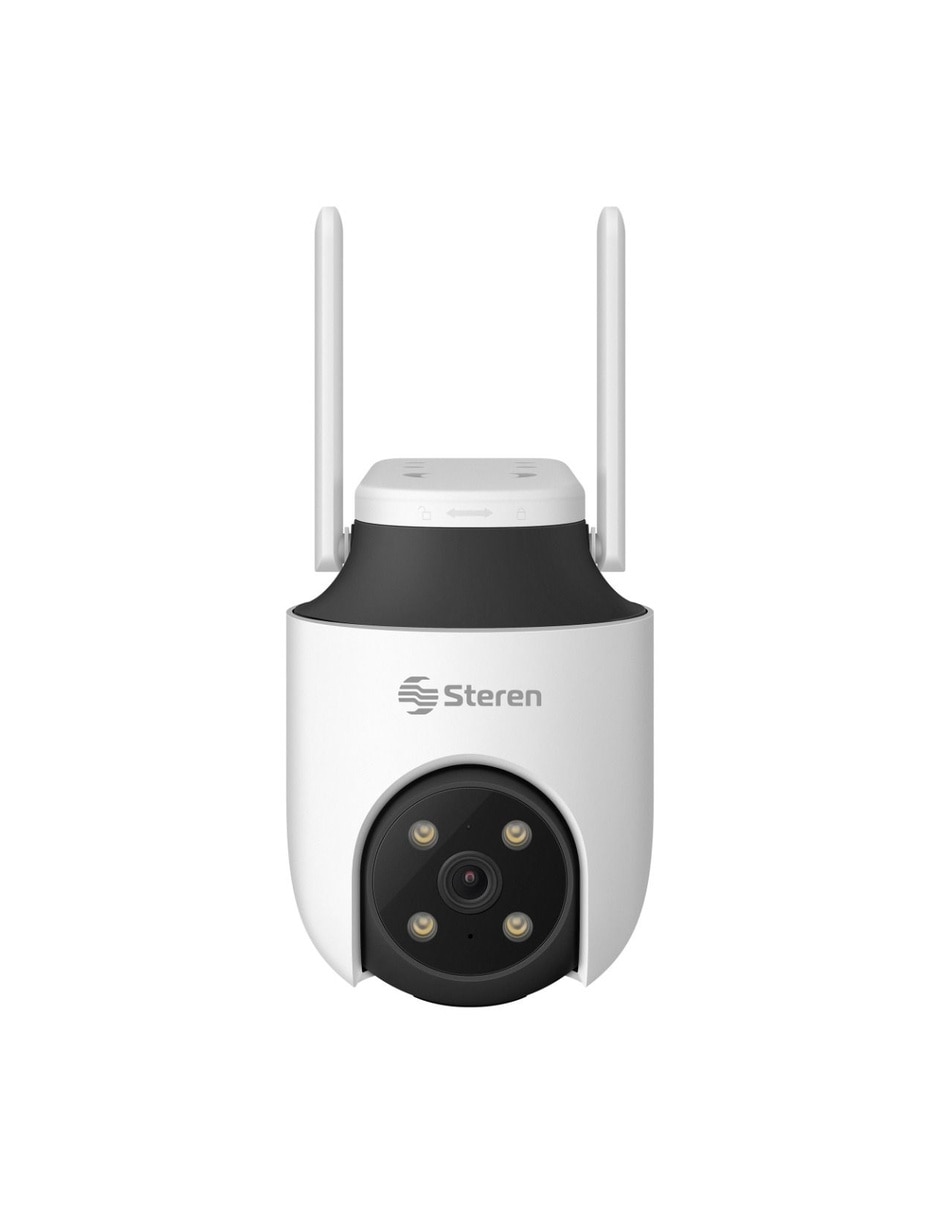 Cámara Wi-Fi de seguridad modelo CCTV-638 Inalámbrica 4K/UHD 110° con capacidad de grabar para exterior