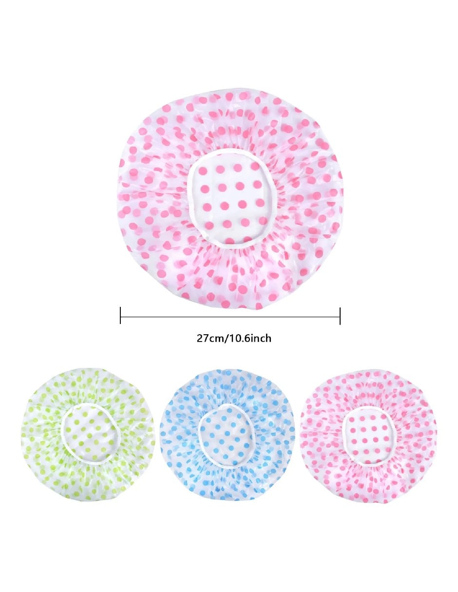 Set de gorras para baño Genérica de plástico