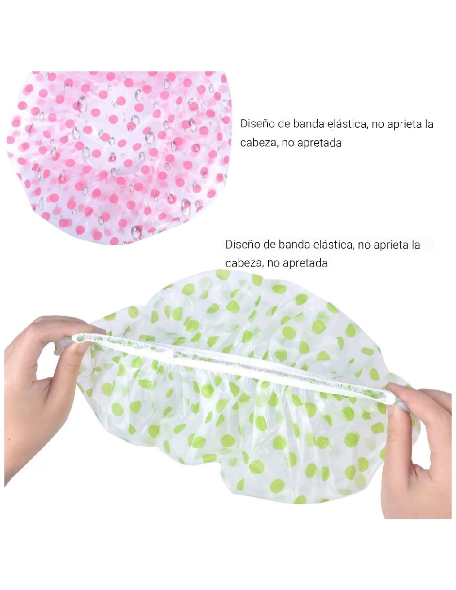Set de gorras para baño Genérica de plástico
