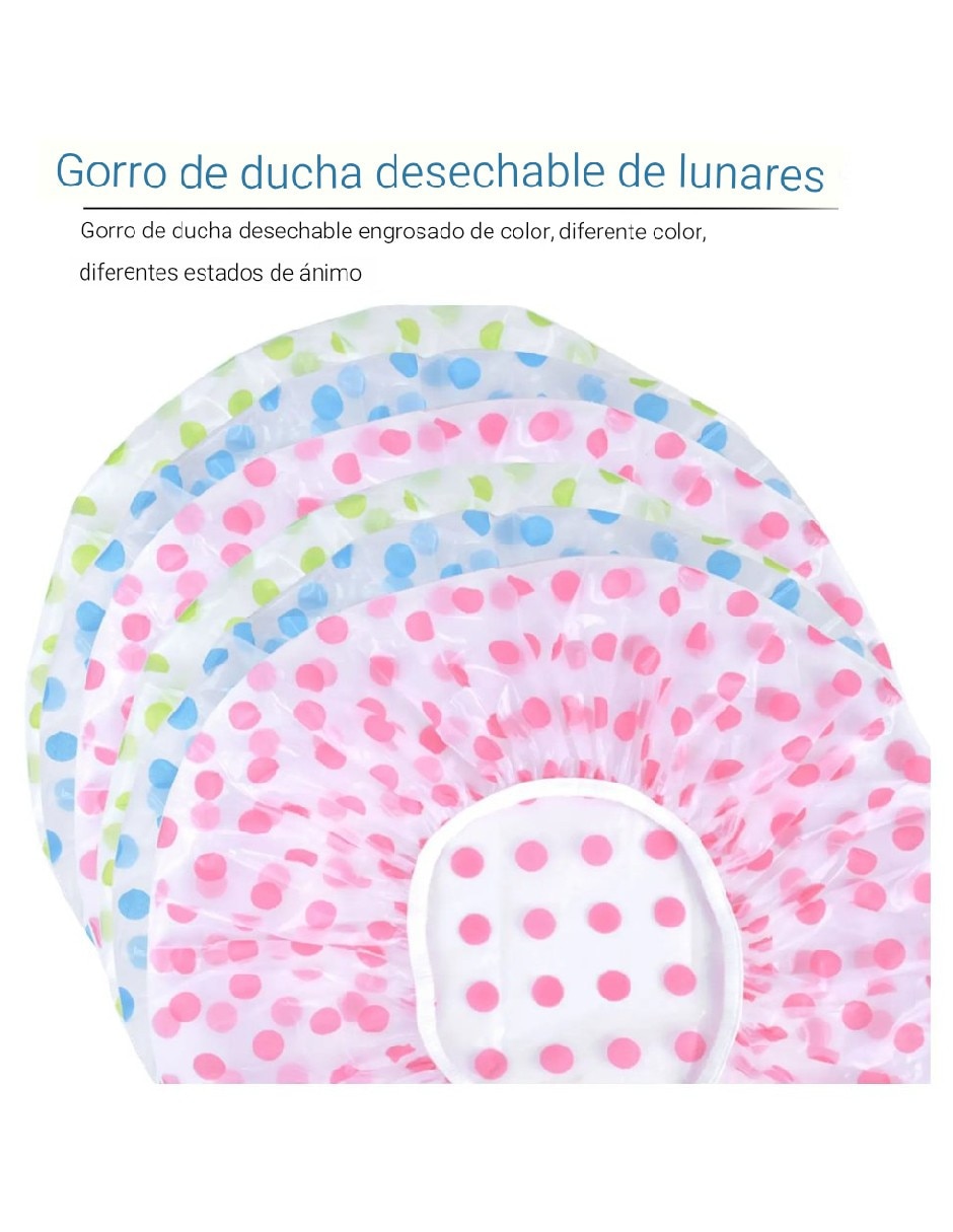 Set de gorras para baño Genérica de plástico