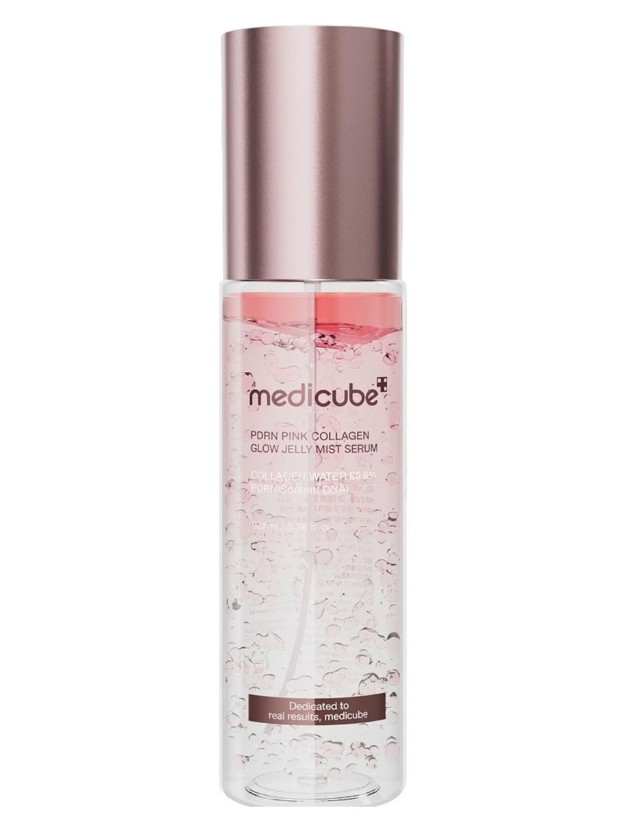 Sérum hidratante facial de colágeno rosa PDRN Glow Jelly Medicube todo tipo piel