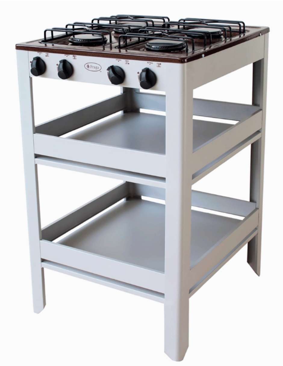 Parrilla de gas P910 4QUEM de acero porcelanizado 2