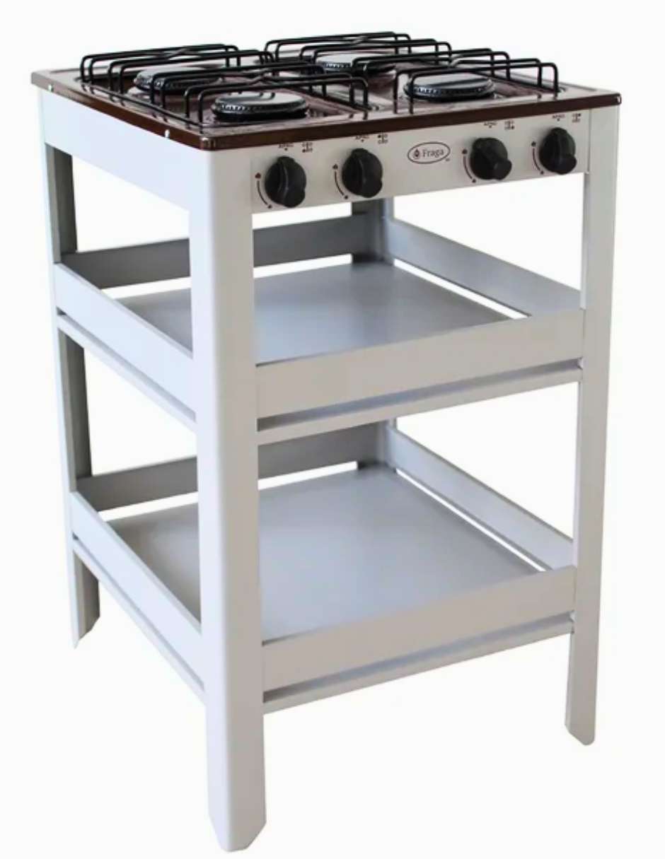 Parrilla de gas P910 4QUEM de acero porcelanizado 3