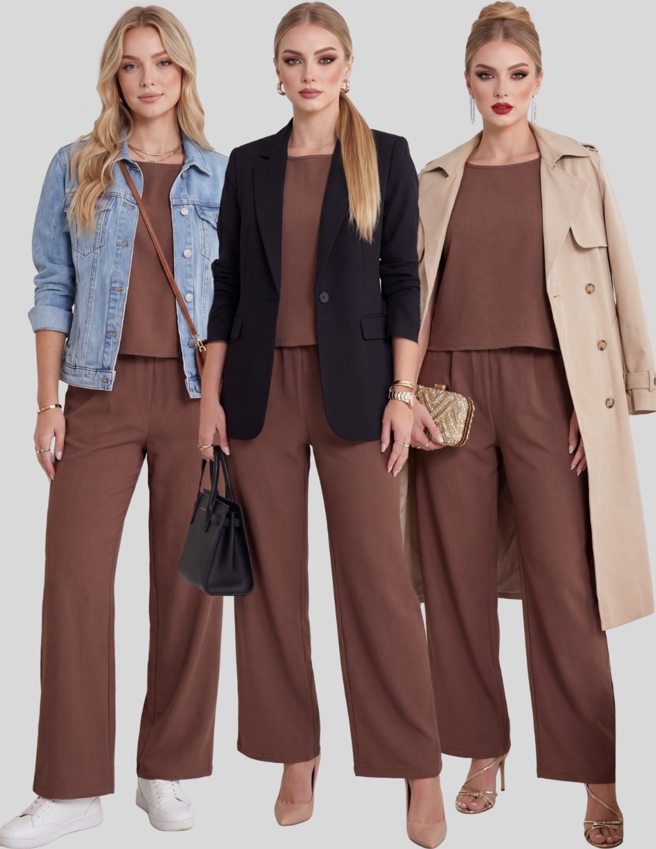 Conjunto casual malabis conjunto para mujer