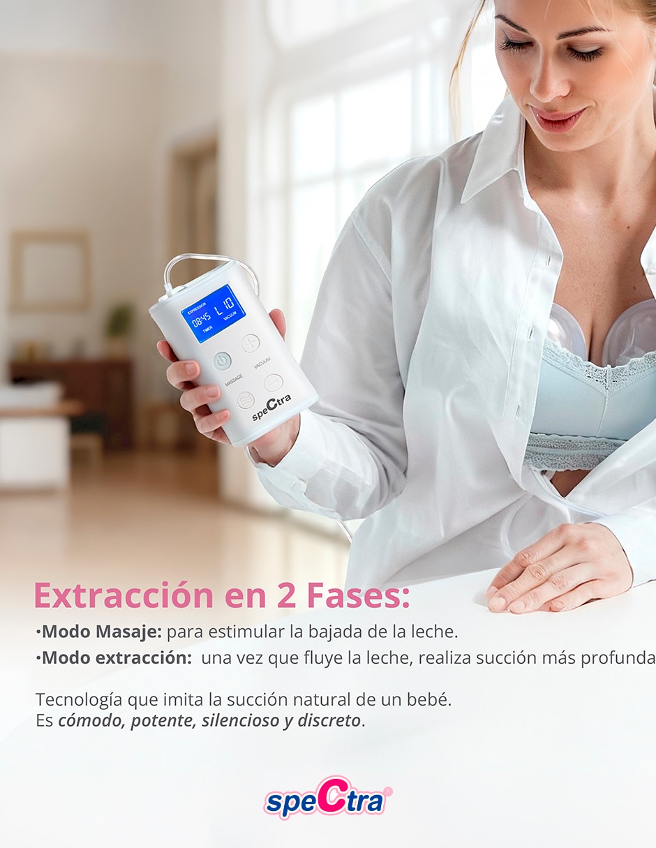 Extractor eléctrico de leche doble 4