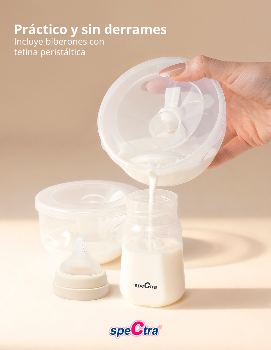 Extractor eléctrico de leche doble 8
