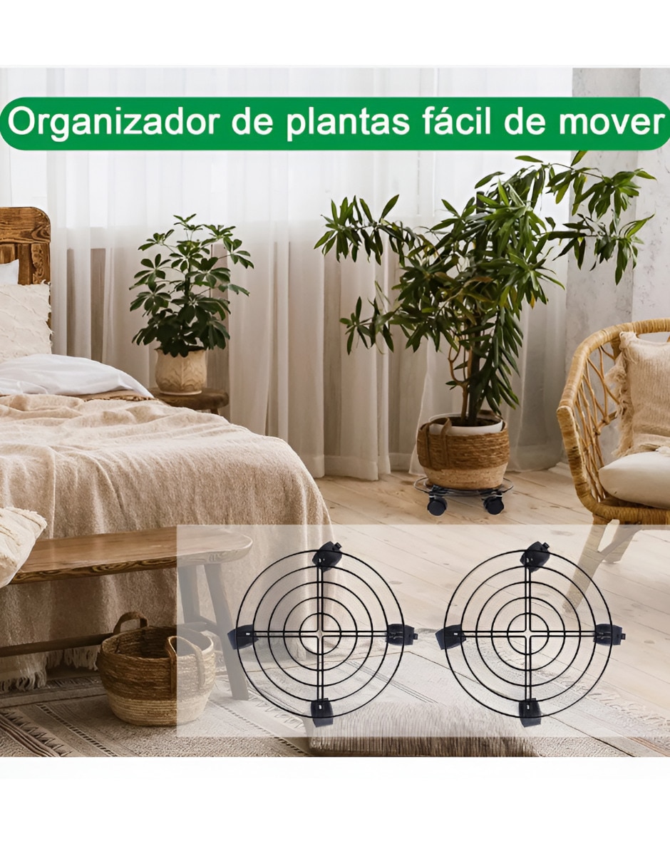 Set maceta de metal 3