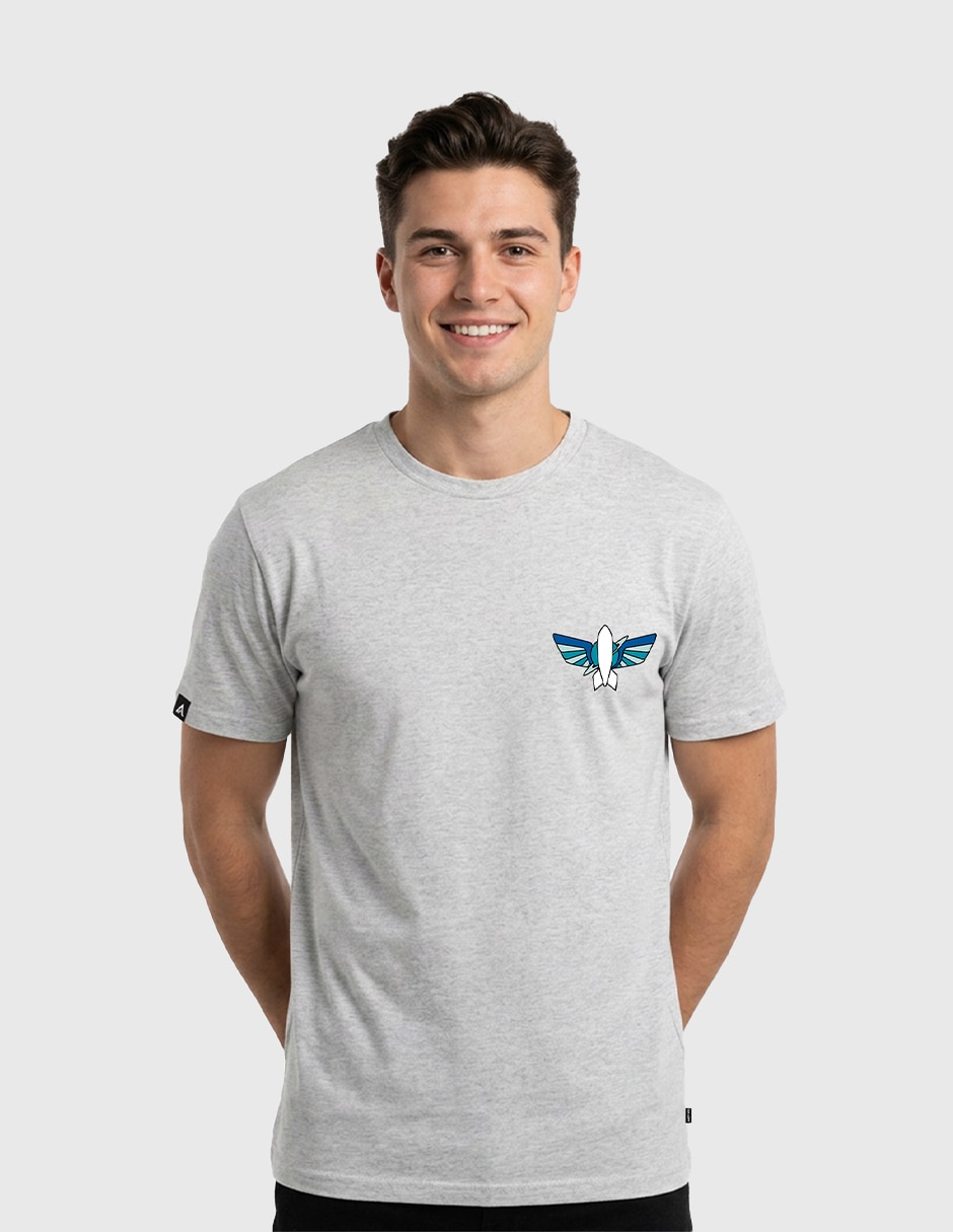 Playera toy story gris disney pixar original space ranger cuello redondo para hombre