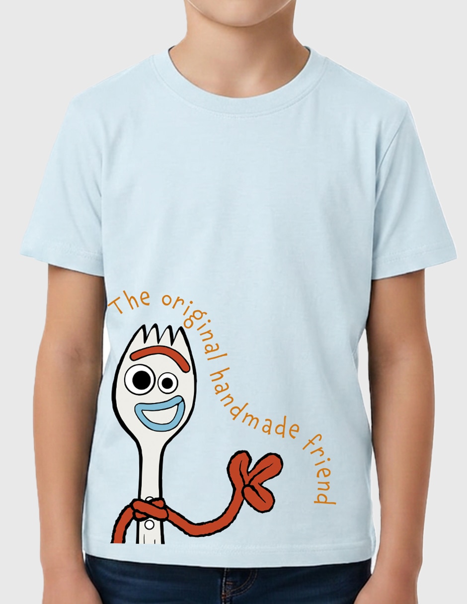 Playera Toy Story Pixar Original Forky manga corta unisex 3