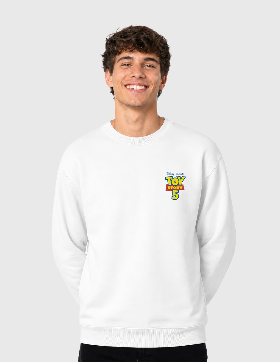 Sudadera toy story blanco disney pixar original bonnie´s toys para hombre
