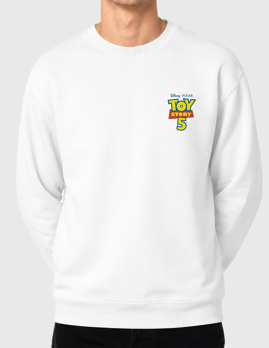 Sudadera disney toy story blanco disney pixar original bonnie´s toys para hombre