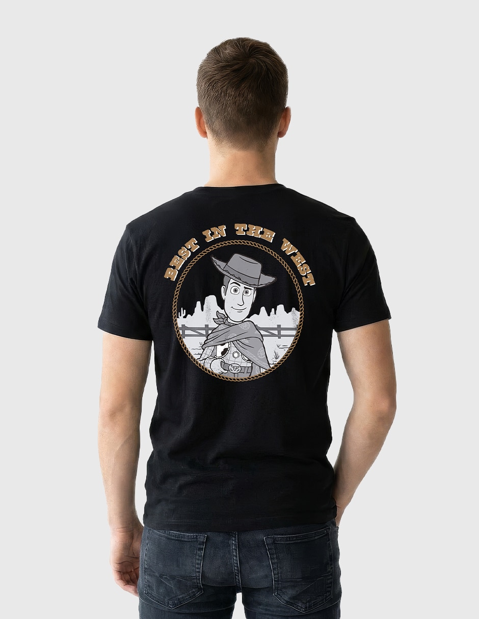 Playera toy story original best in the west cuello redondo para hombre 2