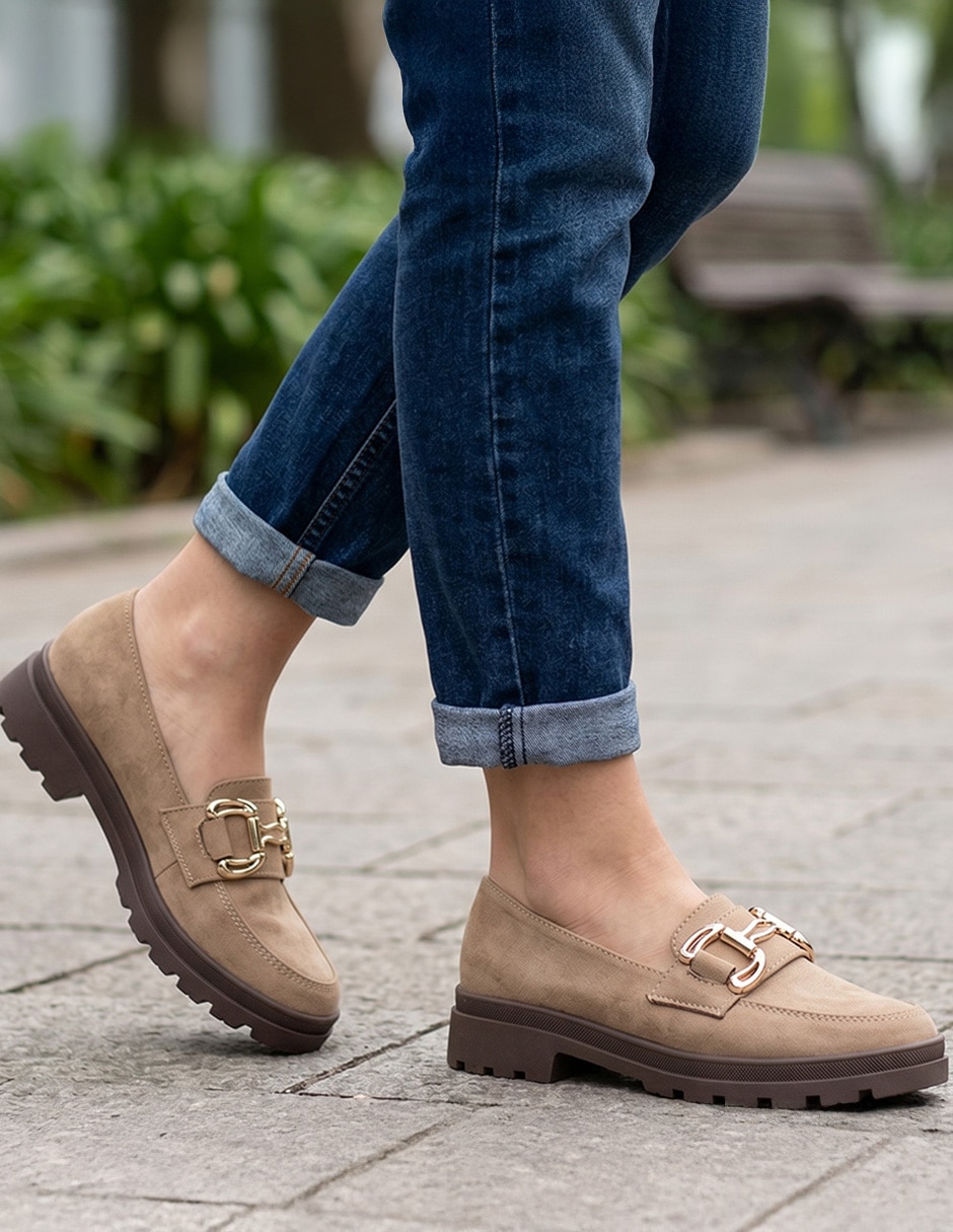 Zapato 820-491-b de gamuza para mujer 8