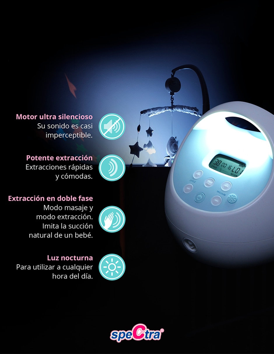 Extractor eléctrico de leche doble 4