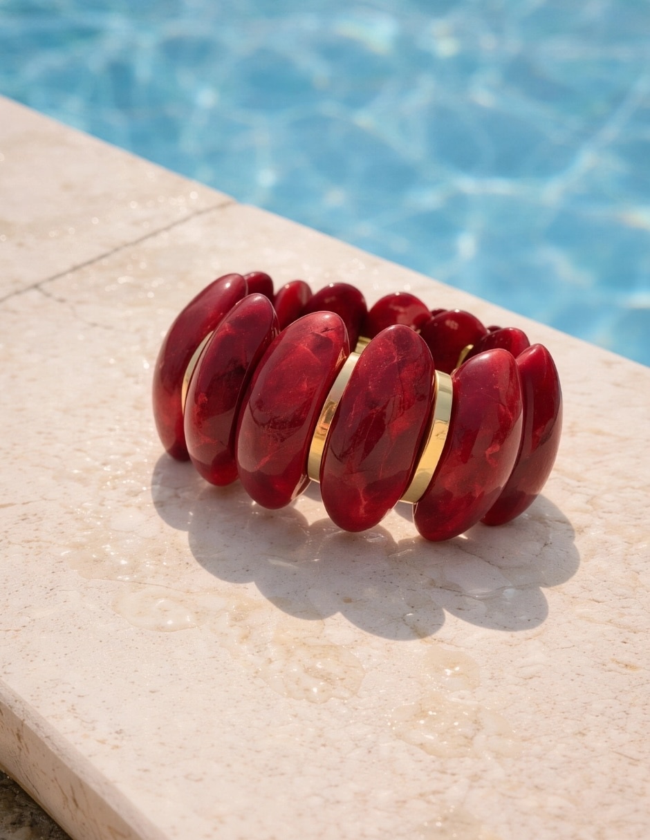 Pulsera Yoiko Ambaré con acabado brillante