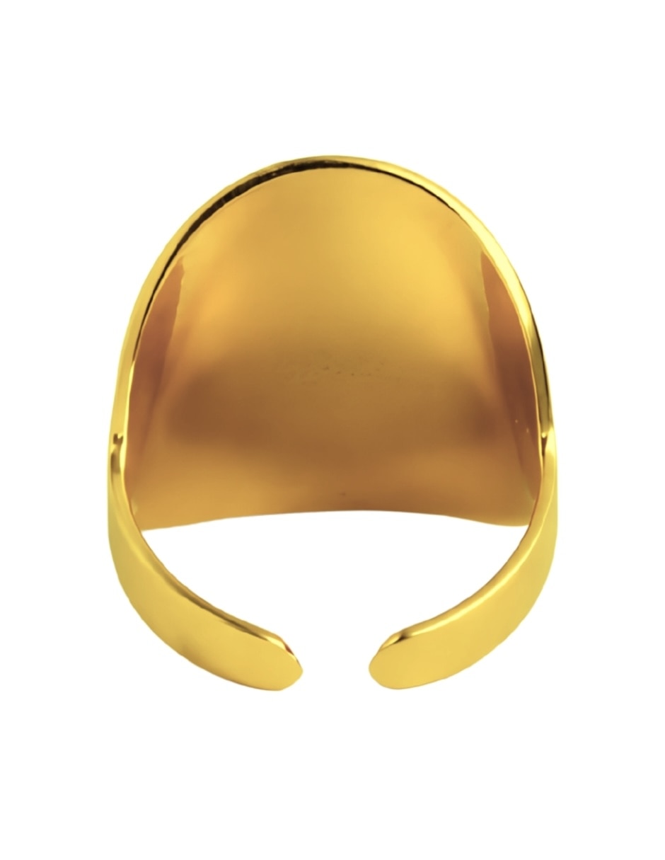 Anillo Duna baño de oro 3