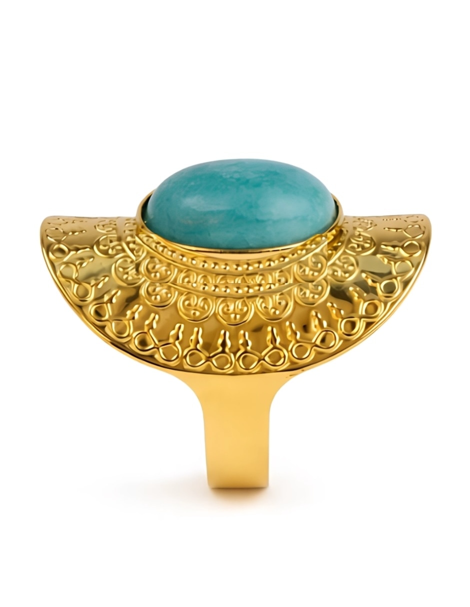Anillo Duna baño de oro 5