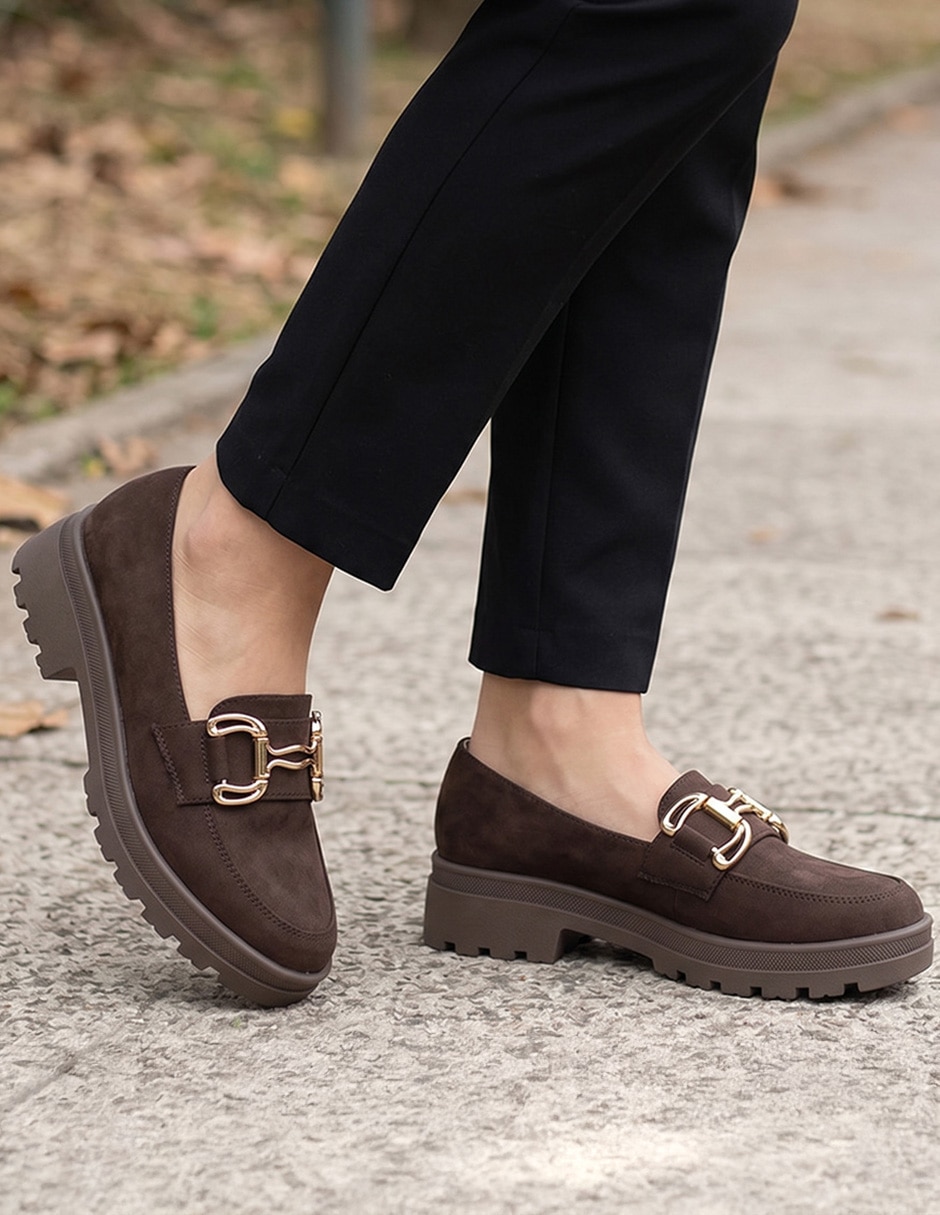 Zapato gabriela's 820-491-b de gamuza para mujer