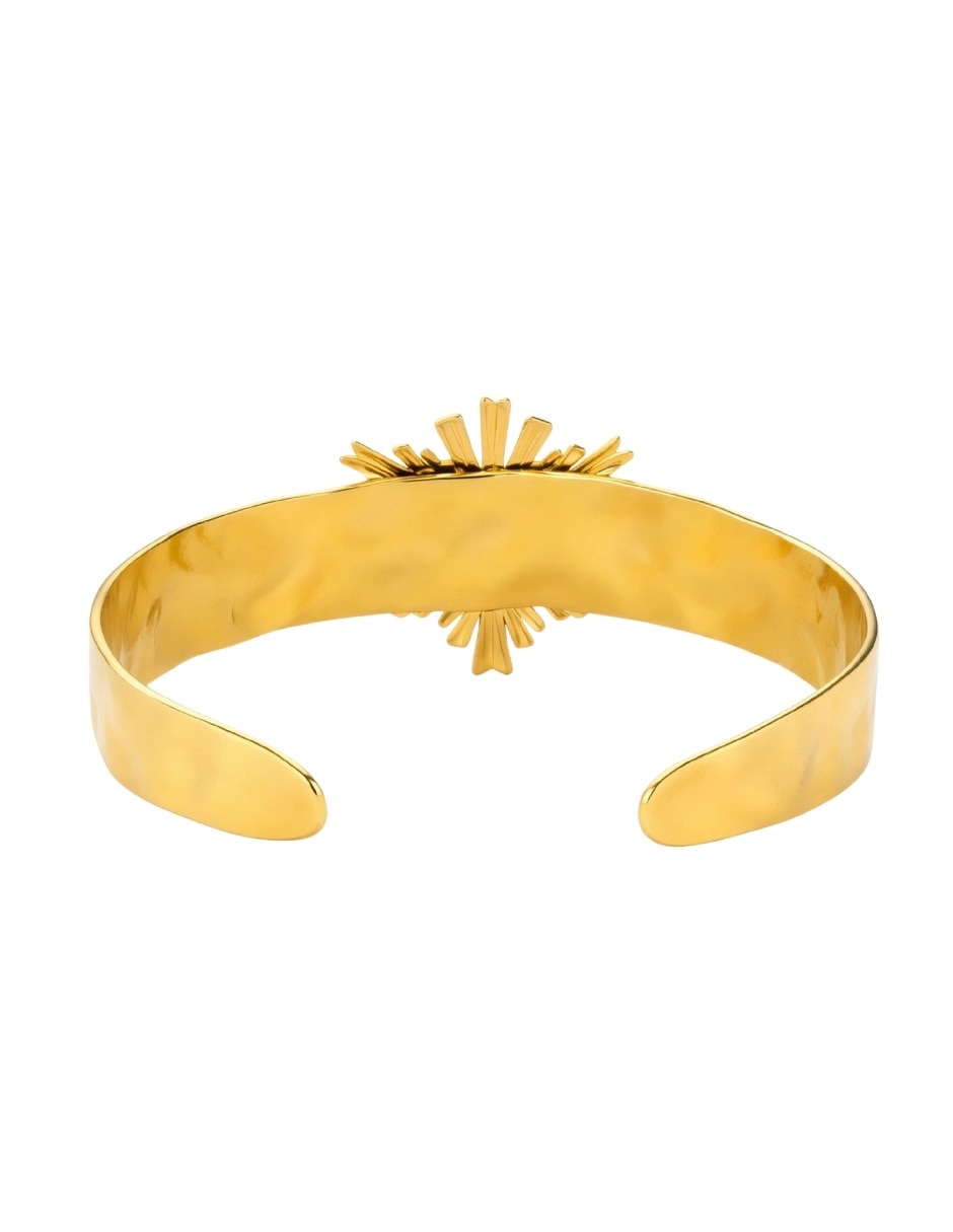 Brazalete Yoiko Sacred con acabado baño de oro