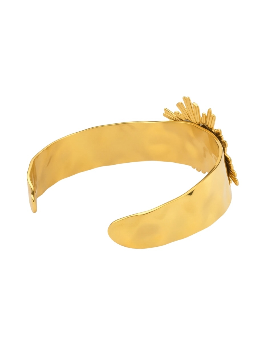 Brazalete Yoiko Sacred con acabado baño de oro