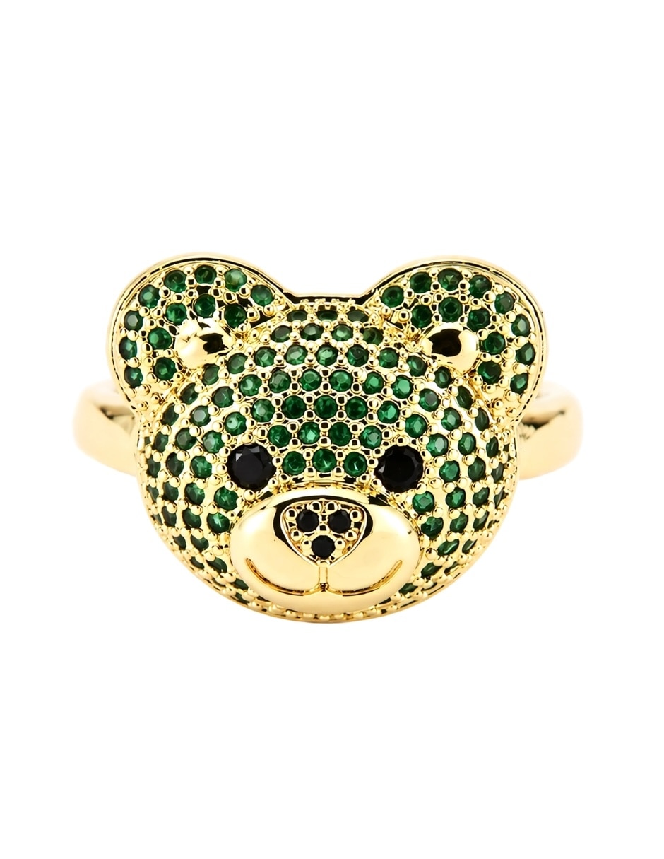 Anillo de oso Shine Golden zirconia baño de oro Anillo de oso Shine Golden zirconia baño de oro