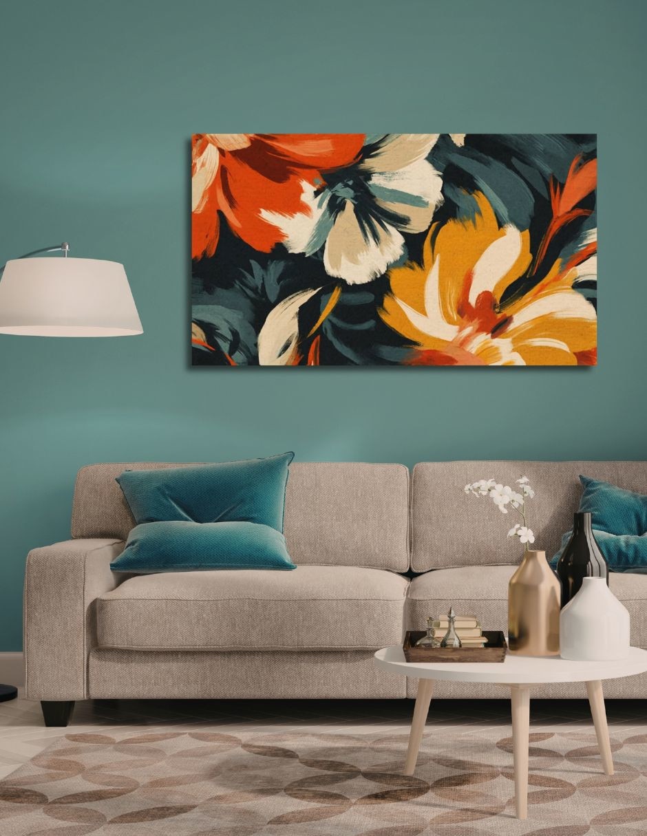 Cuadro decorativo Genérica Flores Mostaza