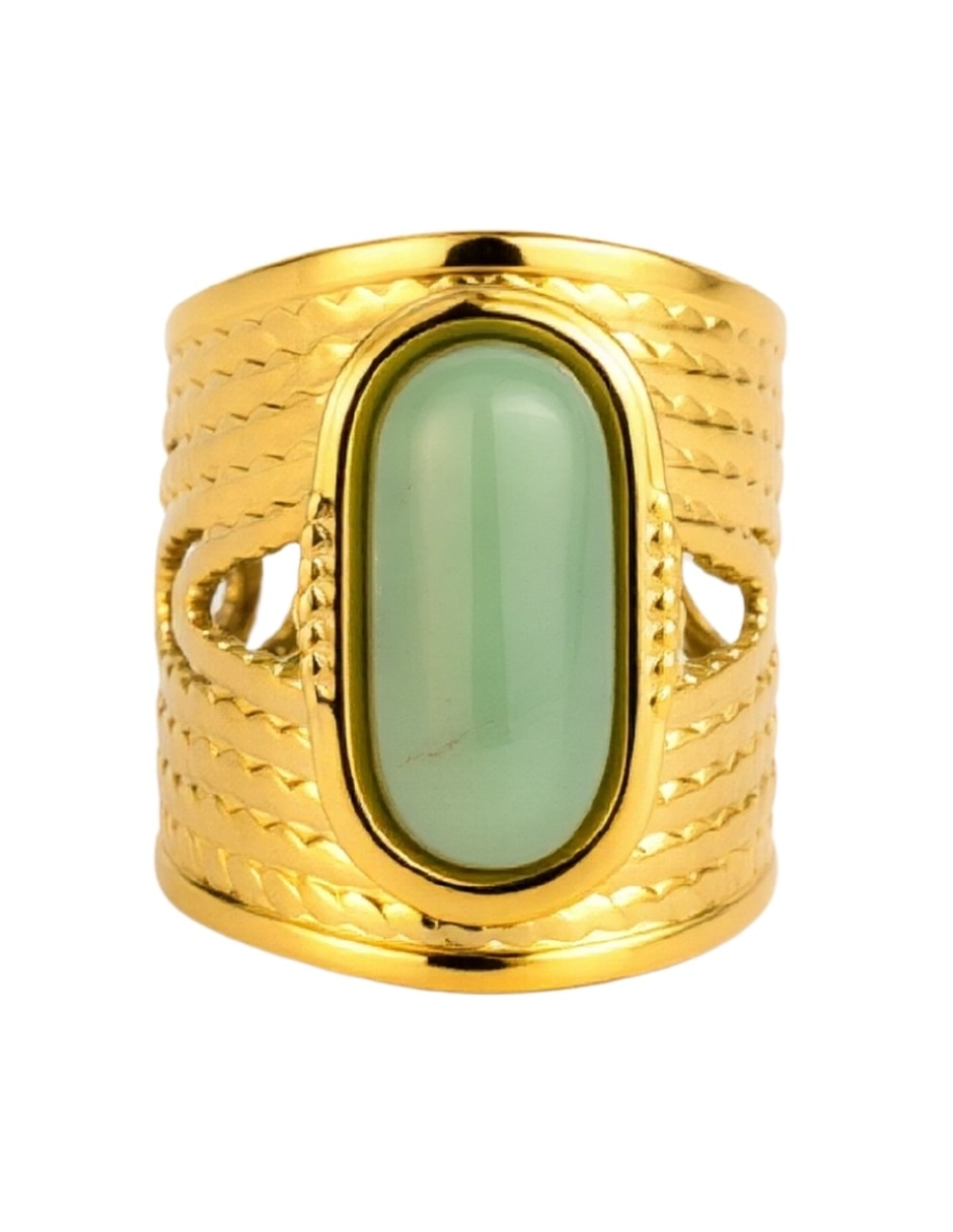 Anillo Oasis baño de oro