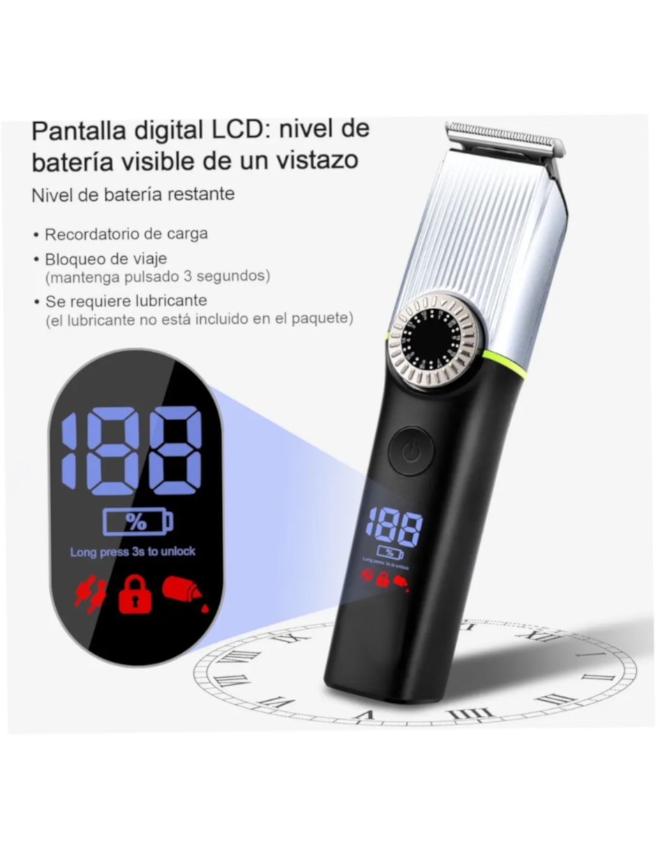 Recortadora para cabello barba y cuerpo genérica