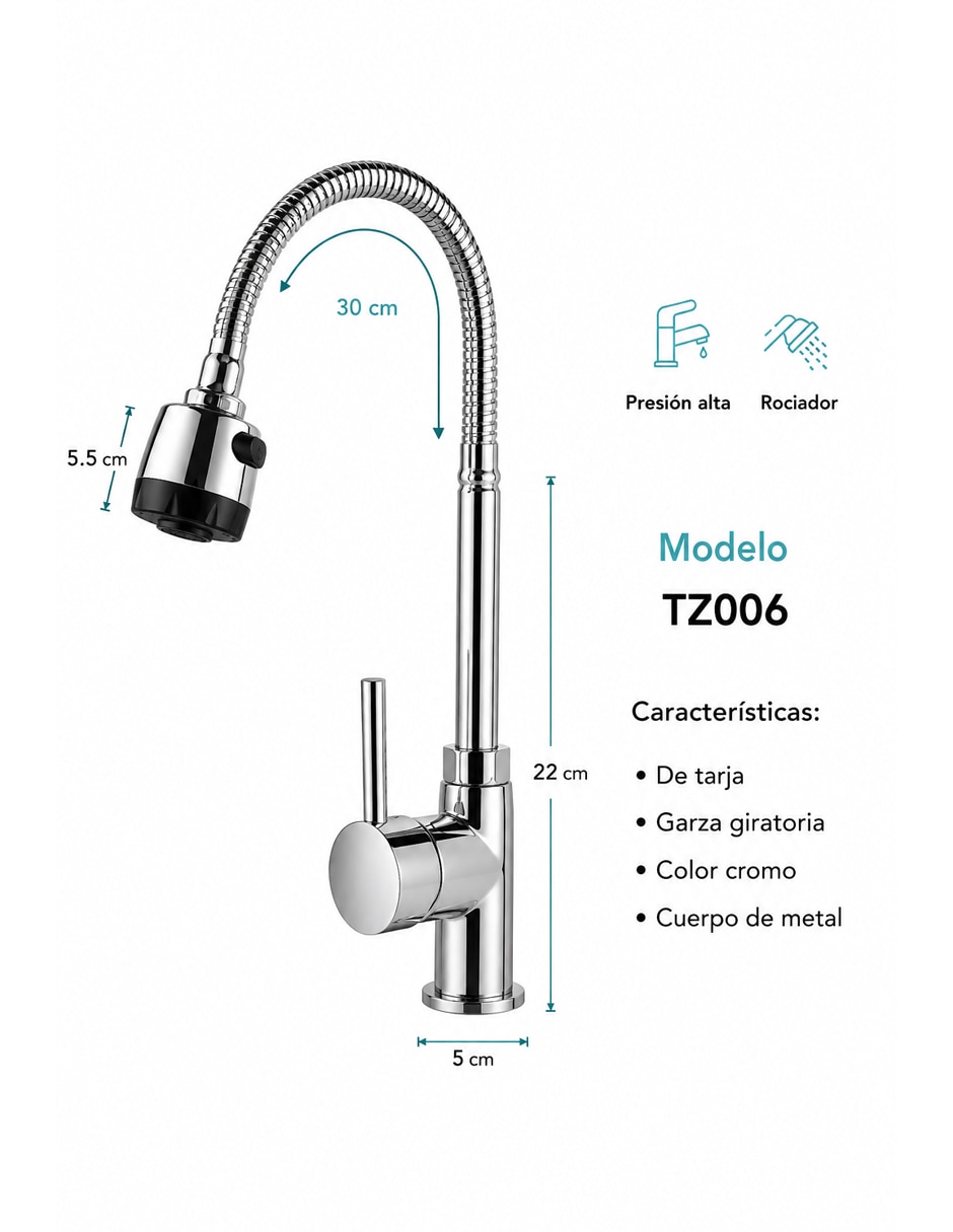 Monomando para cocina 3