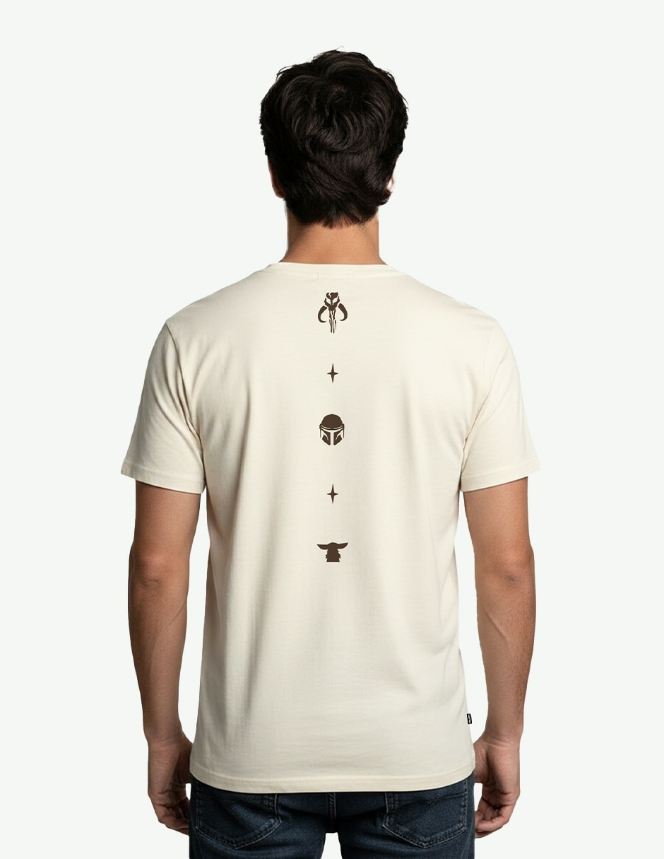 Playera The Mandalorian cuello redondo para hombre 2
