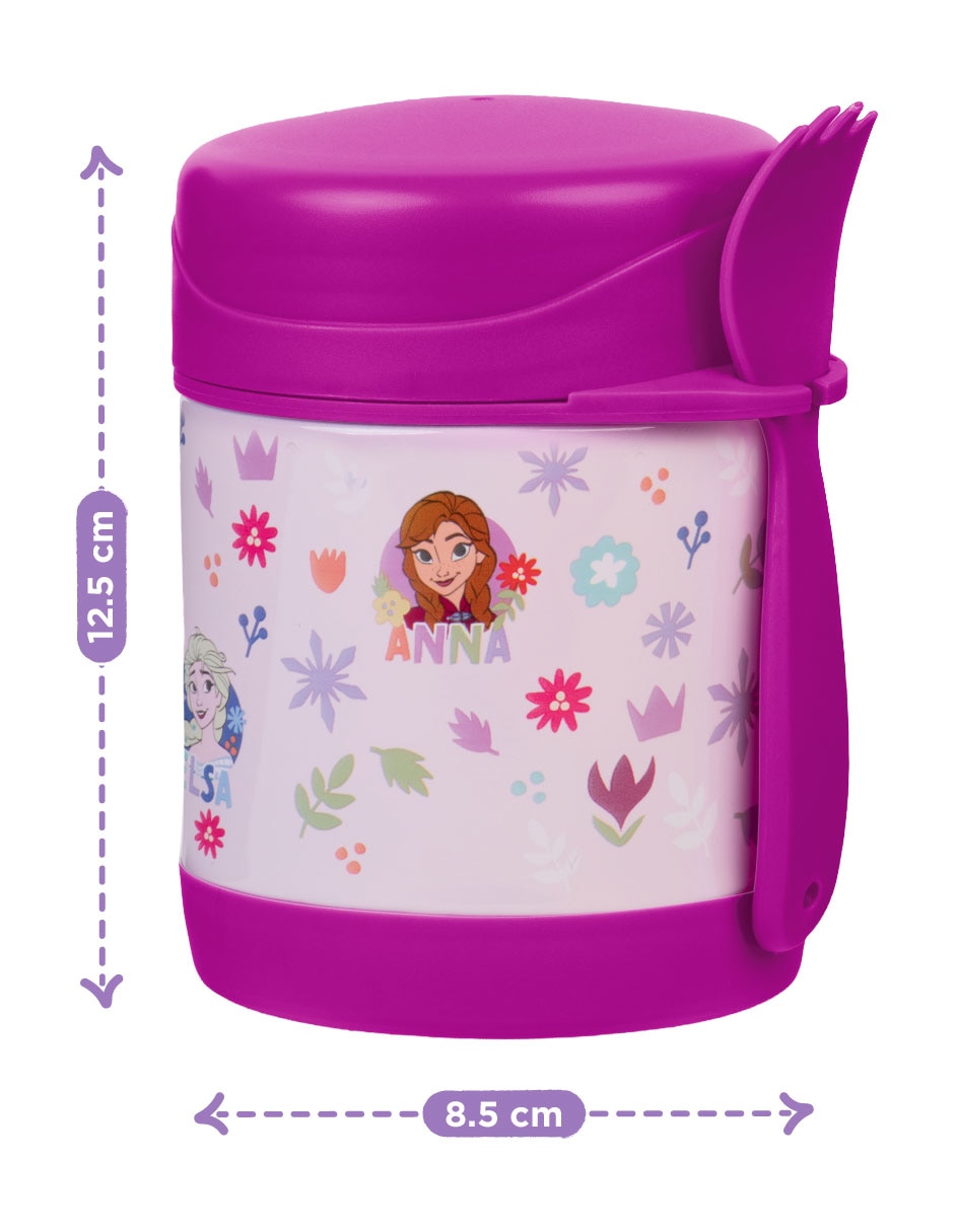 Contenedor con tapa Frozen de acero inoxidable 4