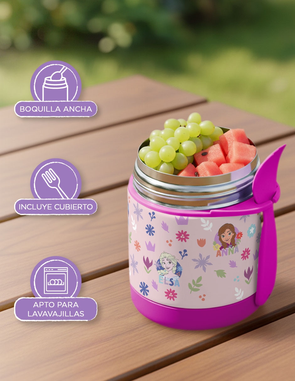 Contenedor con tapa Frozen de acero inoxidable 2