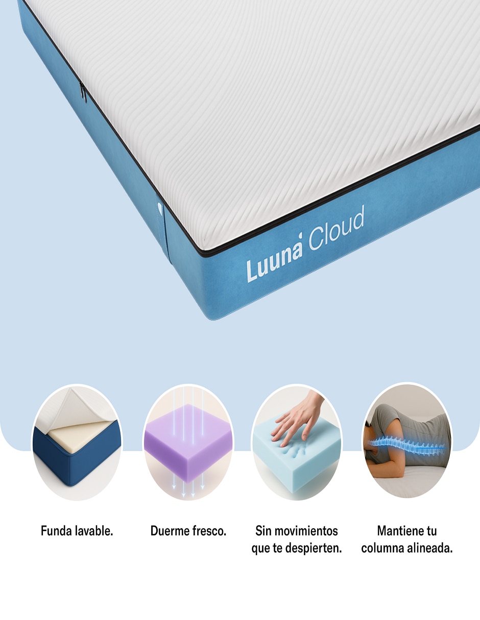 Colchón en caja cloud 6