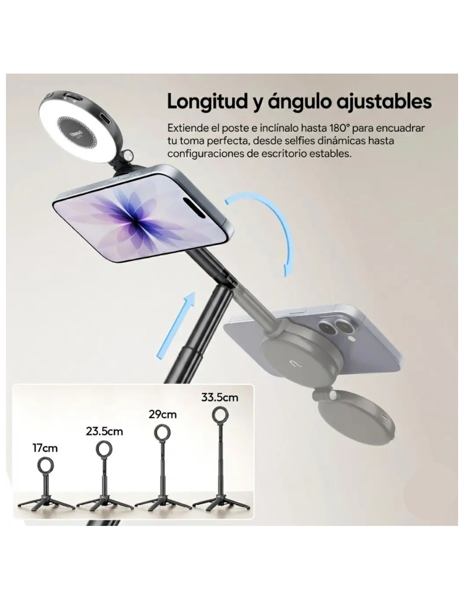 Selfie stick Genérica soporte magnetico