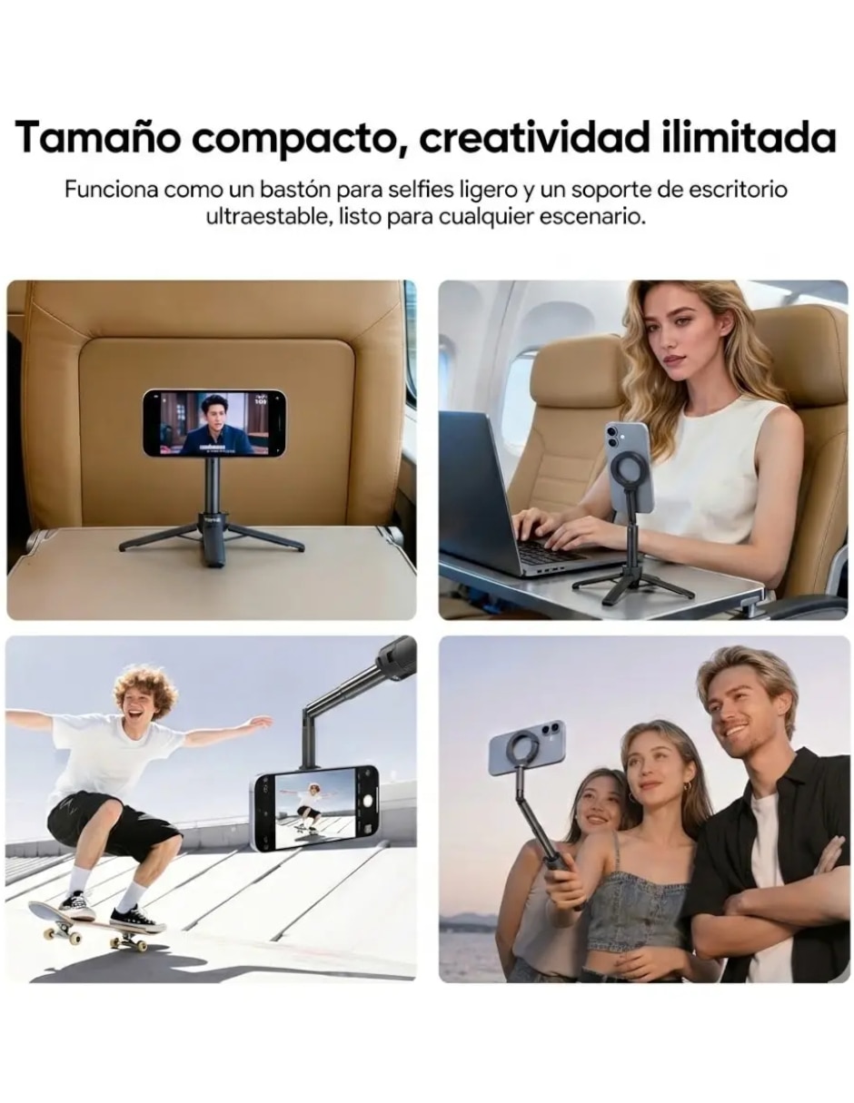 Selfie stick Genérica soporte magnetico