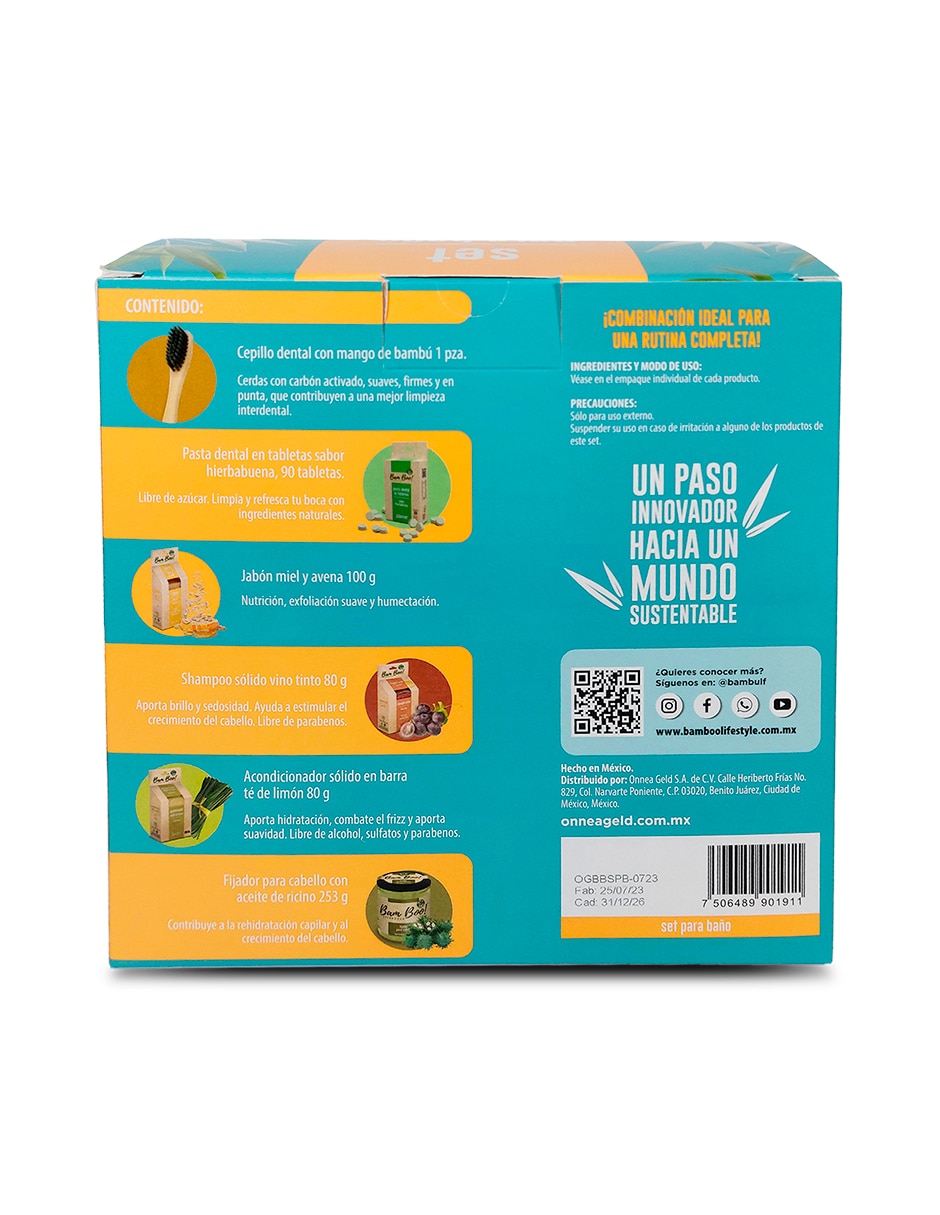 Kit de shampo y gel para cabello 6 piezas Lifestyle 2