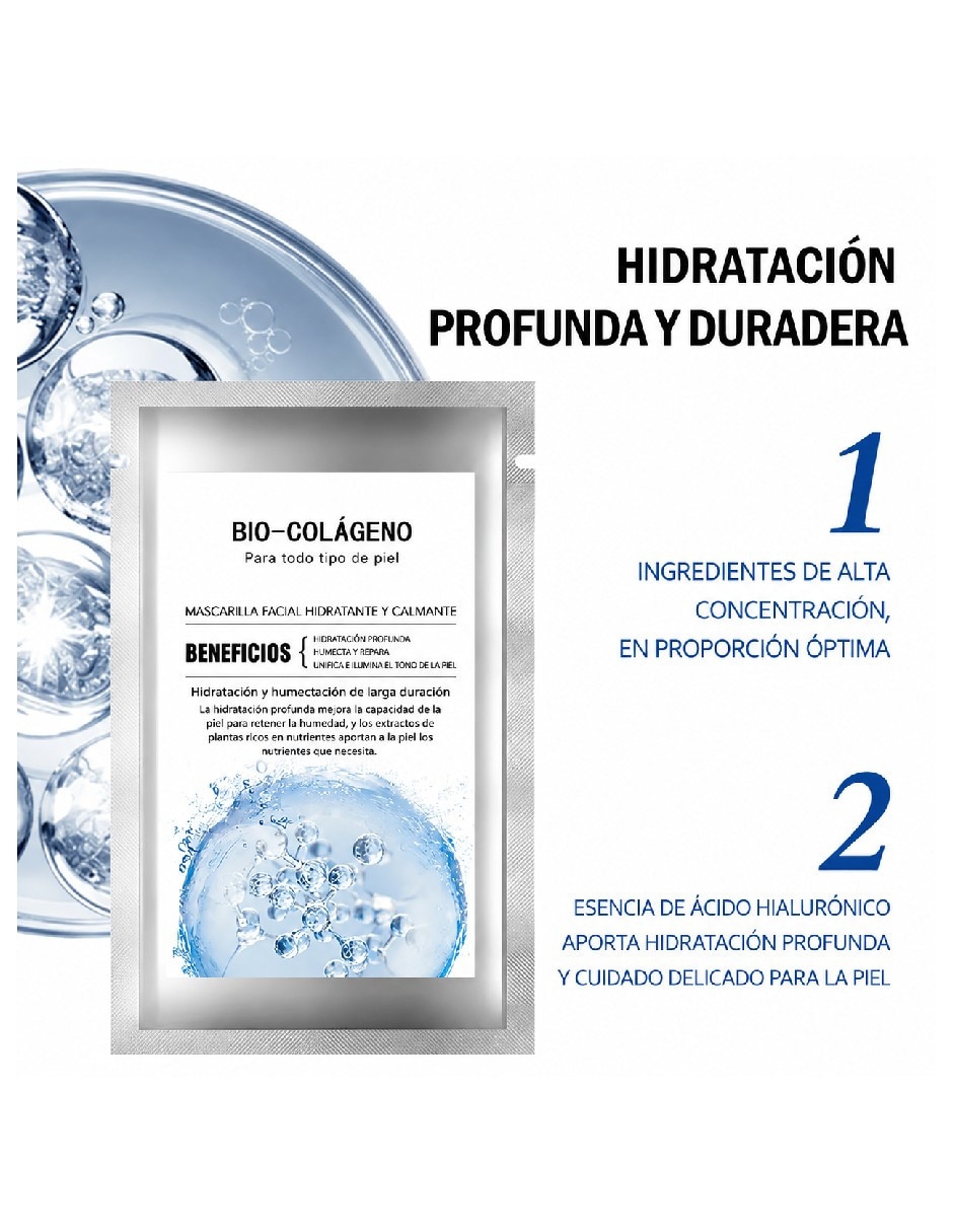 Mascarilla facial para hidratar Genérica