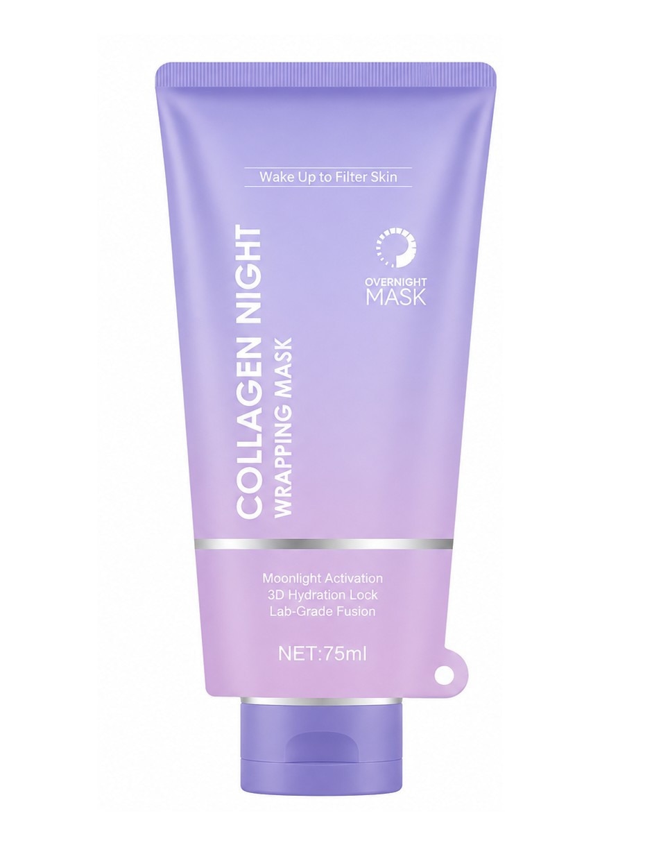 Mascarilla facial de colágeno blanqueadora y reafirmante para hidratar