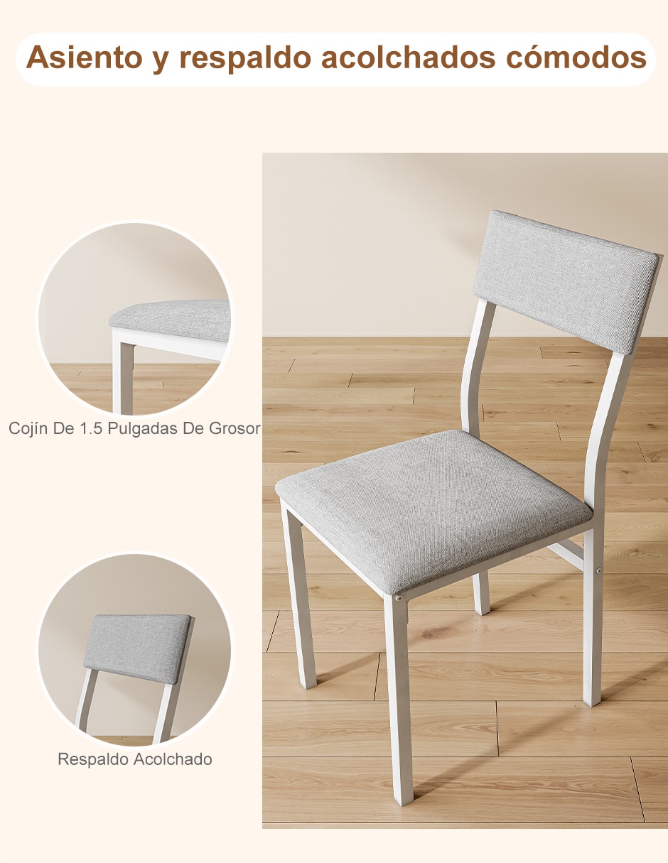 Comedor extendible para 6 personas 2