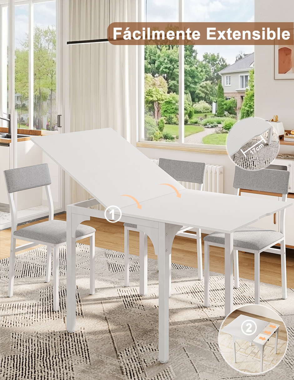 Comedor extendible para 6 personas 6
