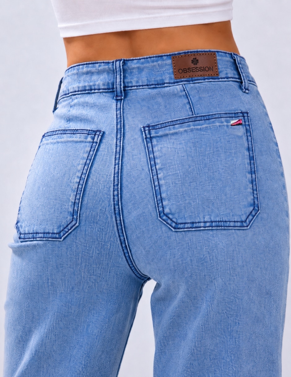 Jeans wide leg para mujer 3