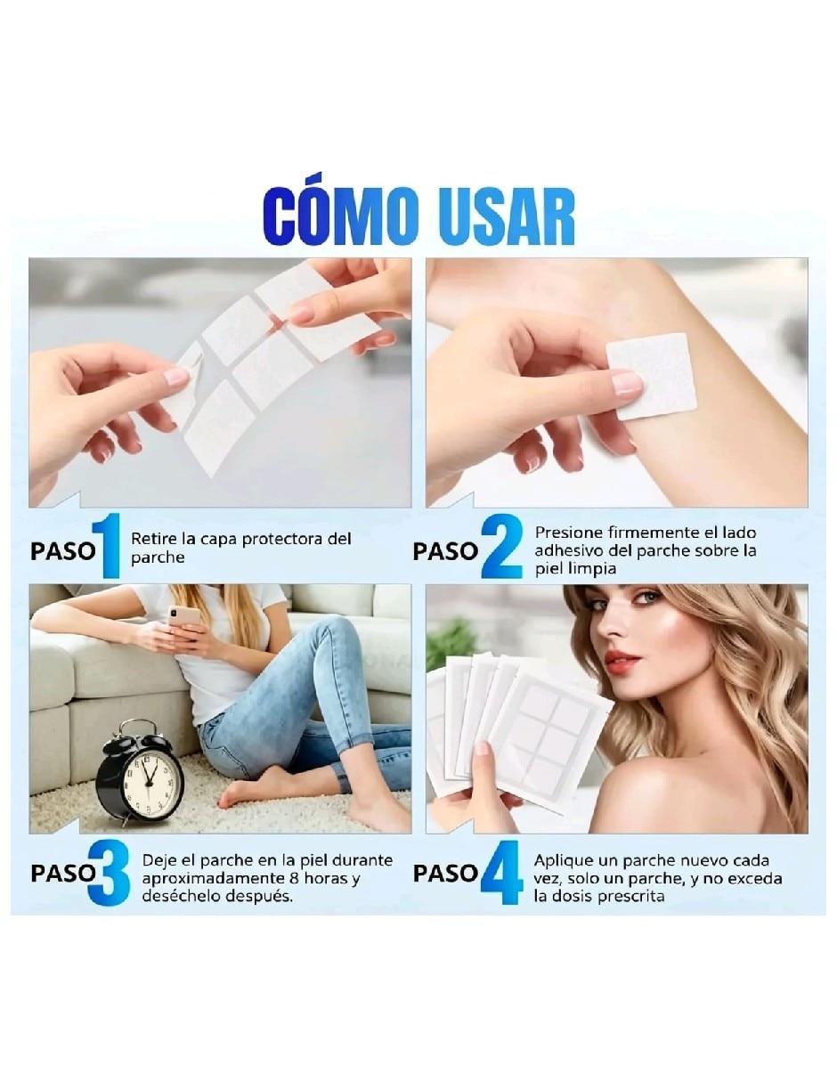 60 Parches de hierro y vitaminas vitamina Genérica