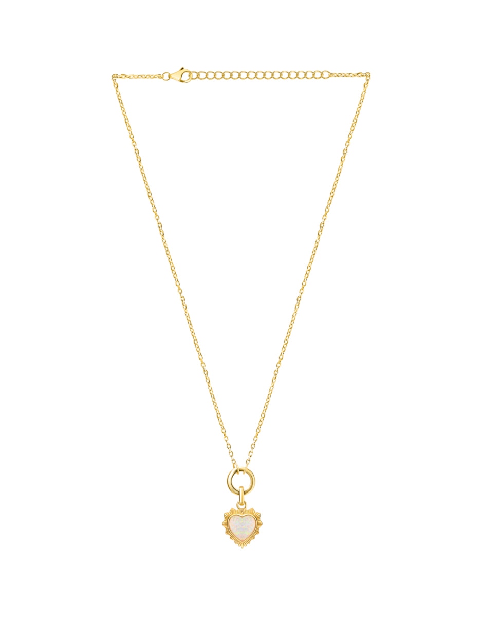 Collar con dije de corazón Gladkova Joyería de plata p 925