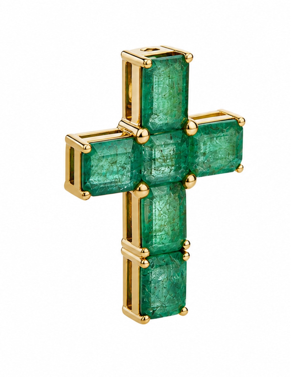 Dije de cruz Gladkova Joyería de oro amarillo 14 k