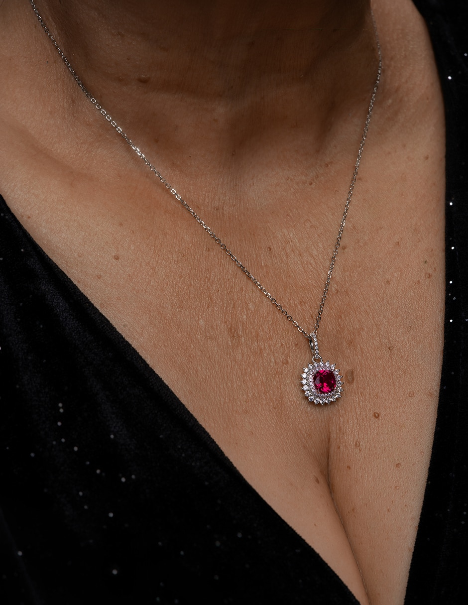 Collar con dije Gladkova Joyería de plata p 925