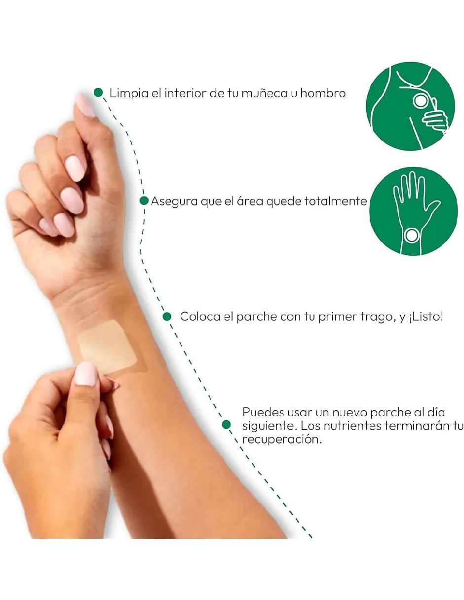 Parches transdérmicos multivitamínicos vitamina genérica parches unisex